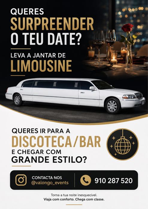 Limousine para eventos ou publicidade empresas