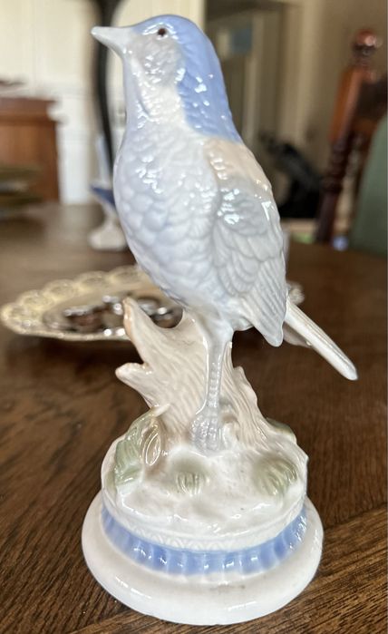Figurka ptak ptaszek brak sygnatury porcelanowy ceramiczny 1323