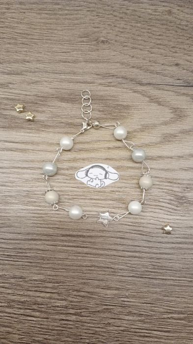 Nowe Bransoletki z zawieszkami na igłach jubilerskich, handmade
