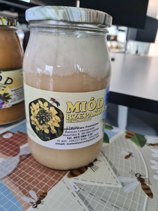 Miód pszczeli rzepakowy