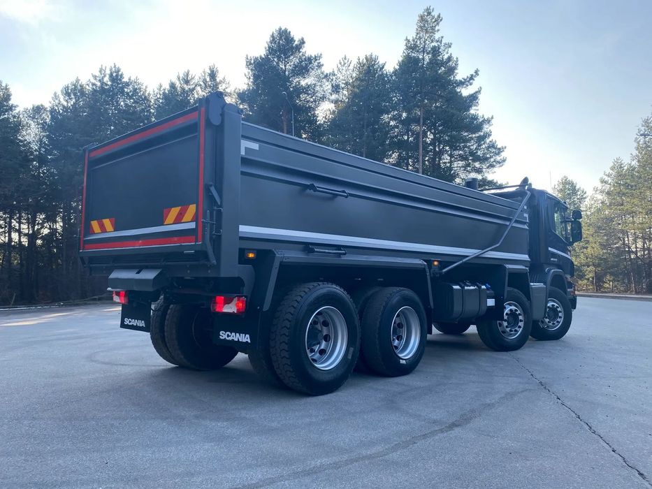 Scania P410  8X4, tara 12500, WAGA W KIPRZE! duża ładowność, automatyczna plandeka