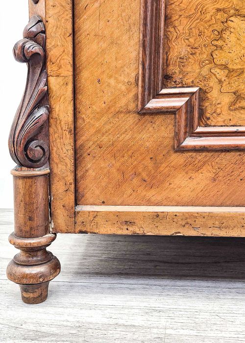 Bieliźniarka KOMODA Ludwik Filip ANTYK 1p. XX orzech FRONT PIĘKNY WZÓR