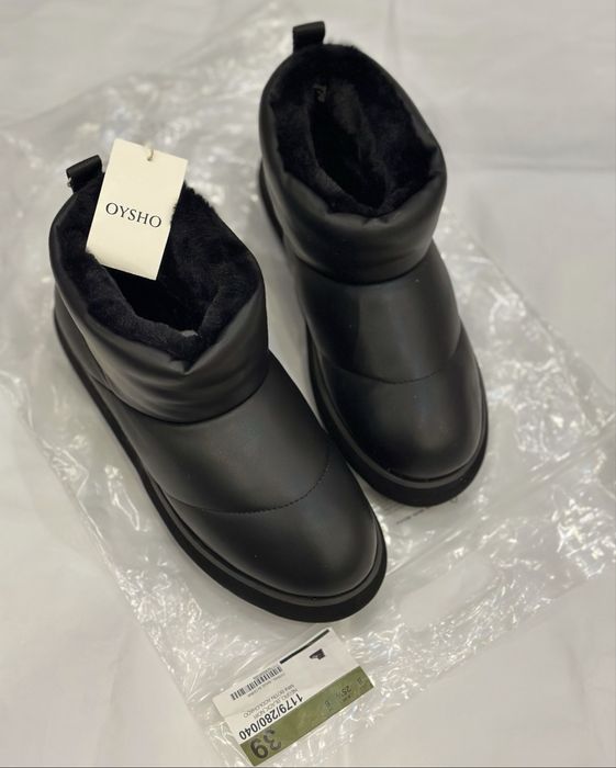 Жіночі шкіряні угги ugg дутики Oysho оригінал