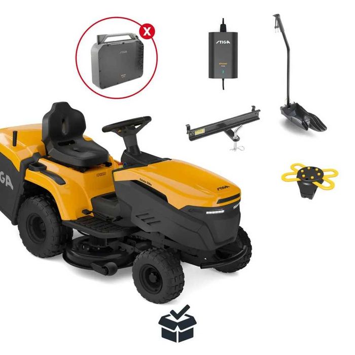 STIGA Estate 384e | Traktor akumulatorowy 56V | 84 cm | do 11 000 m² | E-power PRO | 20rat0%