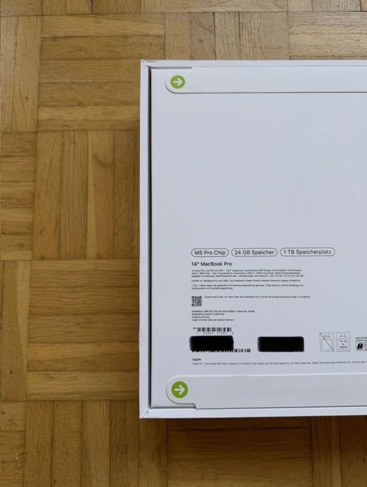 MacBook Pro M5 — Preto Sideral | 24 GB RAM | 1 TB SSD
