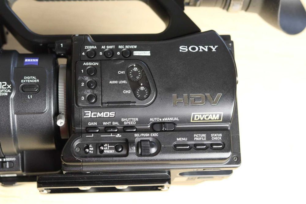 Câmara de filmar Sony HVR-Z7E Profissional HDV