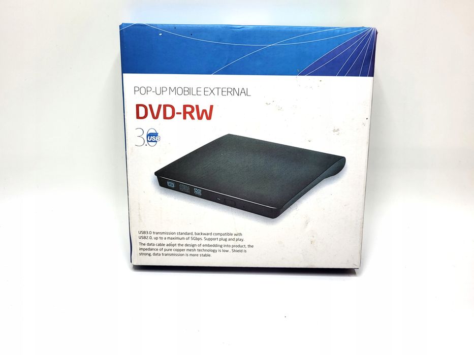 Stacja dvd rw nagrywarka odtwarzacz usb zewnętrzna komputer