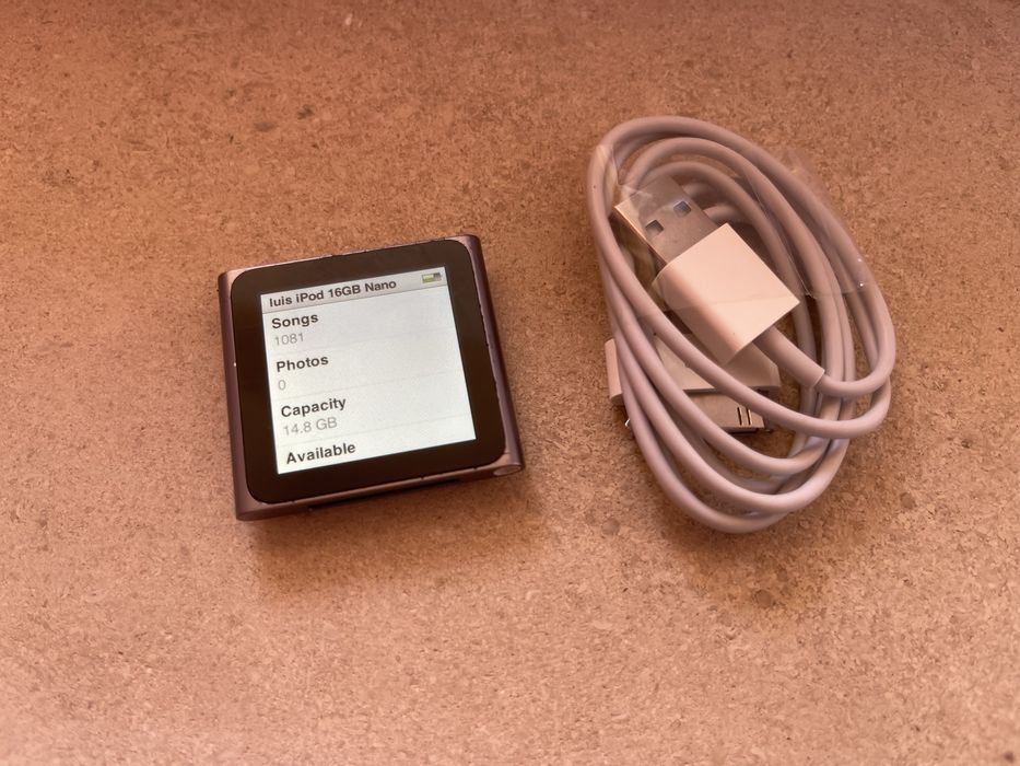 Ipod nano 6 16gb cinza