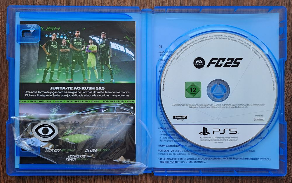 Sony PlayStation 5 PS5 Console Game EA FC 25 – Like New64284519723139123