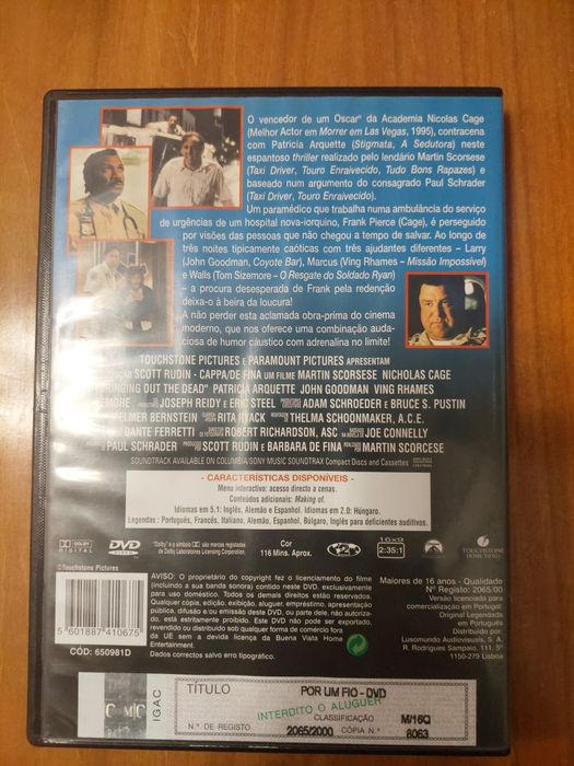 Dvd - Por um fio