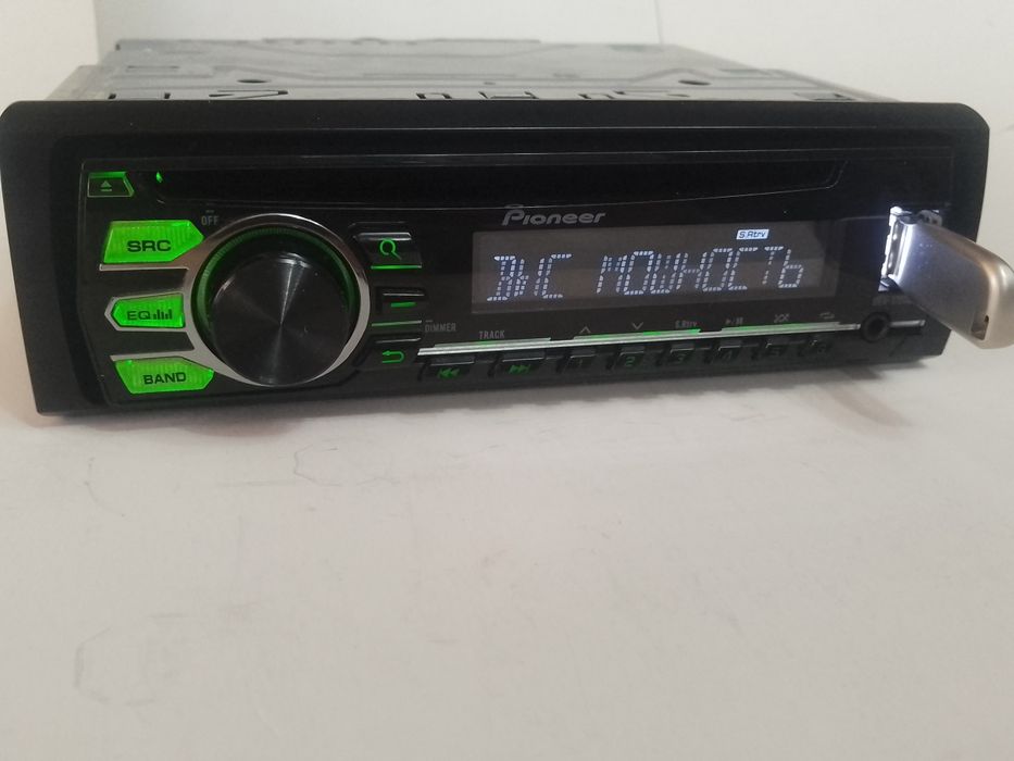 Автомагнітола pioneer deh-1700ubg  із bluetooth audio,usb.Відео роботи.