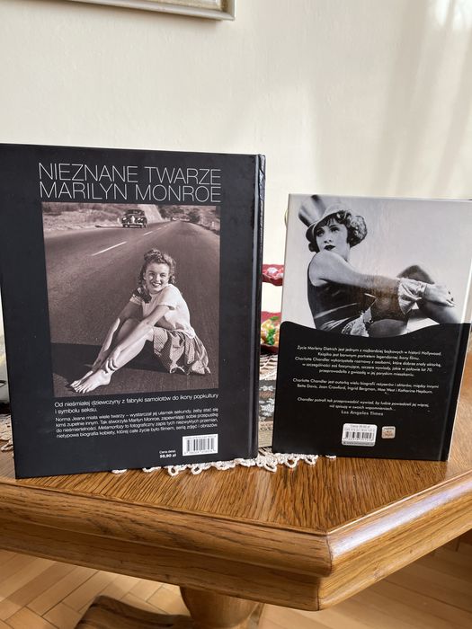 Album Marilyn Monroe i książka Marlena Dietrich