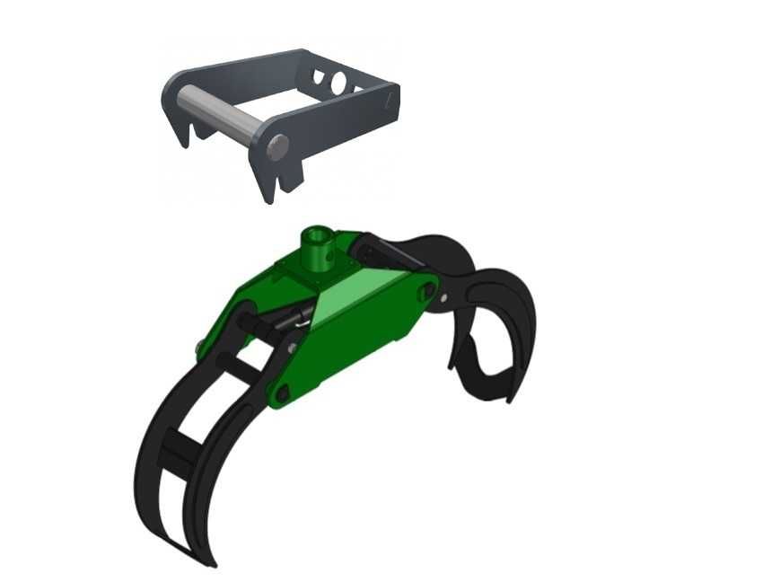 Chwytak do minikoparki / chwytak do koparki / chwytak 85 cm