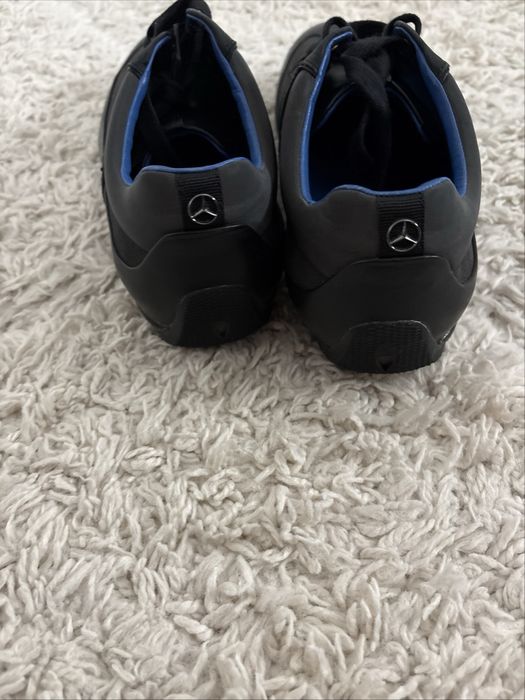 Hugo Boss x Mercedes-Benz Black Leather Trainers – UK 8 / EU 42