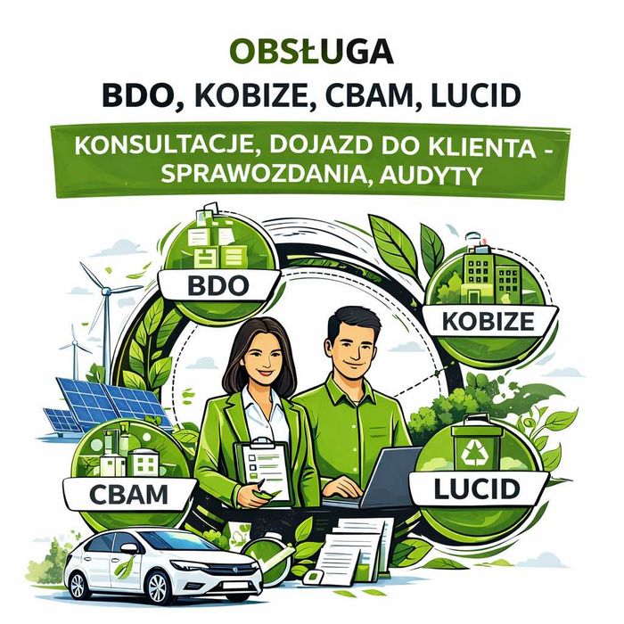 BDO,KOBIZE,LUCID, AUDYTY, EUDR sprawozdania  stała obsługa