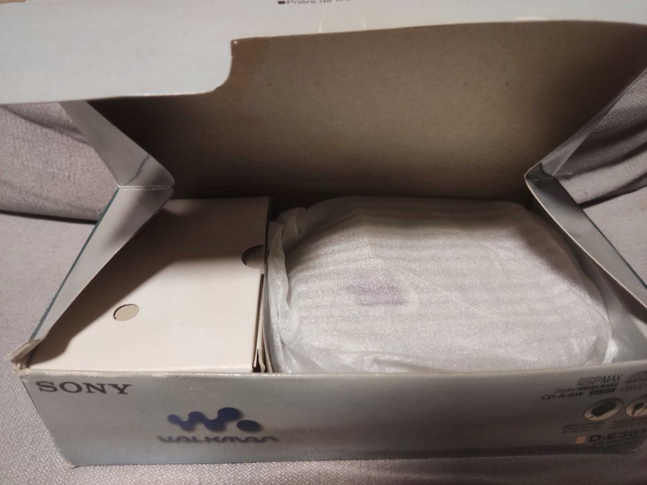 Sony D-E351 | Leitor de CD Portátil | Com Caixa, Manuais e Carregador