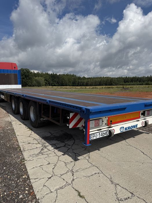 Naczepa Krone Mega  Platforma z najazdami
