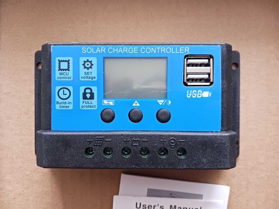 Painel solar controlador USB carregador telemovel Campismo powerbank