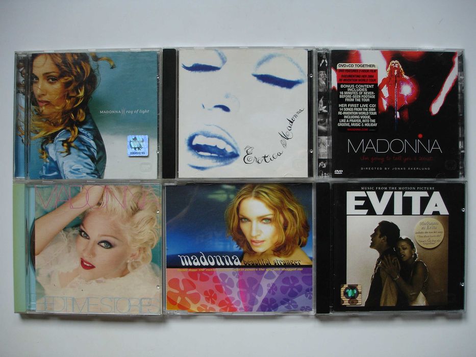 Madonna- zestaw 6 płyt CD