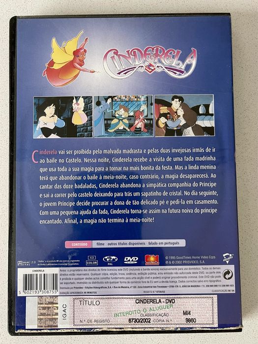 Filme - Cinderela - DVD