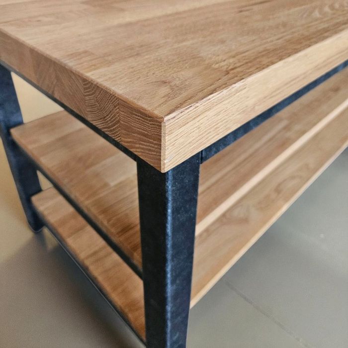 Stolik audio szafka RTV 100% drewna dębowego