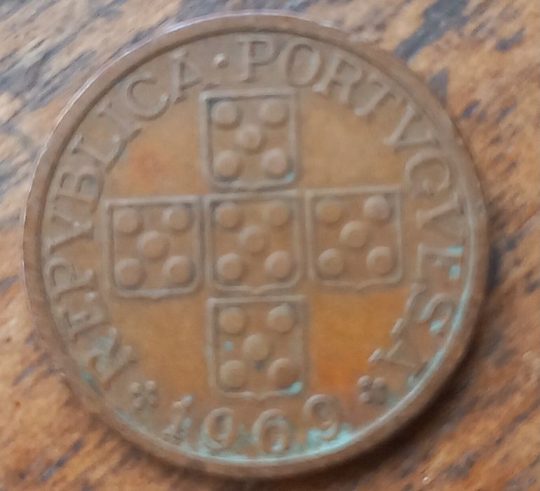 Moeda de 50 centavos.  Ano 1969 ,  preço 5€