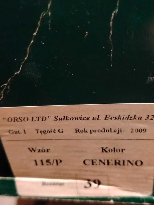 Półbuty męskie czarne