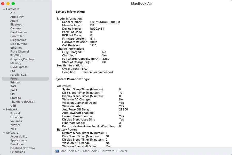 MacBook Air 13″ Early 2015 Intel i5 8GB RAM 121GB SSD
