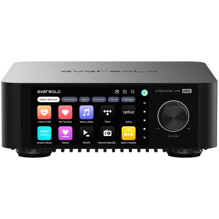 EverSolo PLAY | All-in-one wzmacniacz + streamer | Tidal Spotify