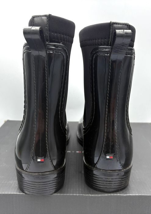 ‼️Używane oryginalne kalosze botki TOMMY HILFIGER czarne 40 AZ 015