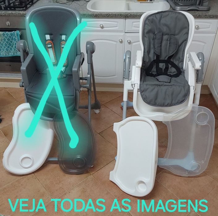 CADEIRAS REFEIÇÃO PARA BEBÉ.Casa,Cozinha,Sala,Quarto,Campismo,Viagens.