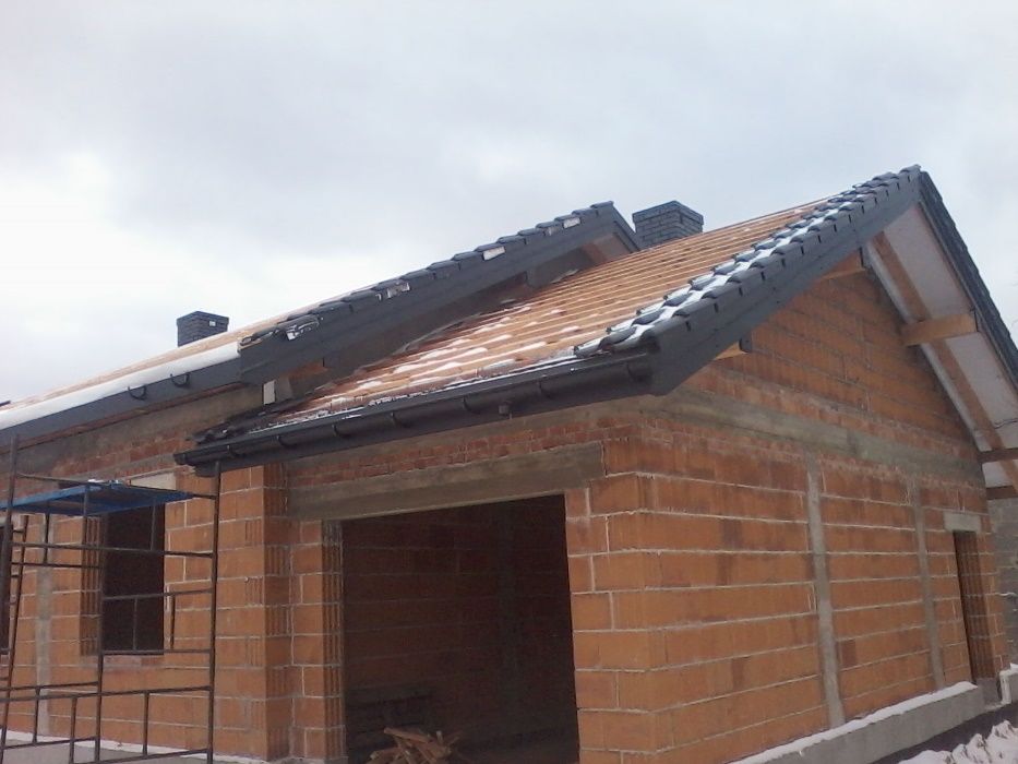 Usługi dekarskie dachy pokrycia dachowe materiały