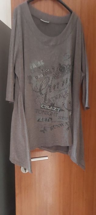 Camisola cinza e tunica cinza xl