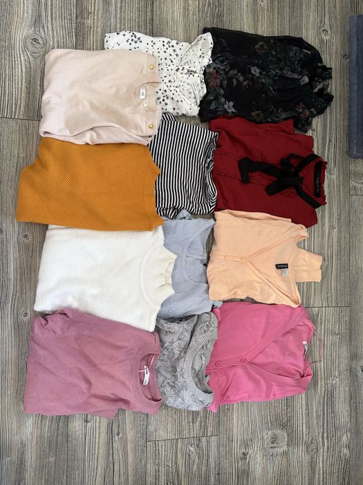 12 sztuk (blzuki, swetry) rozmiar 34, 36