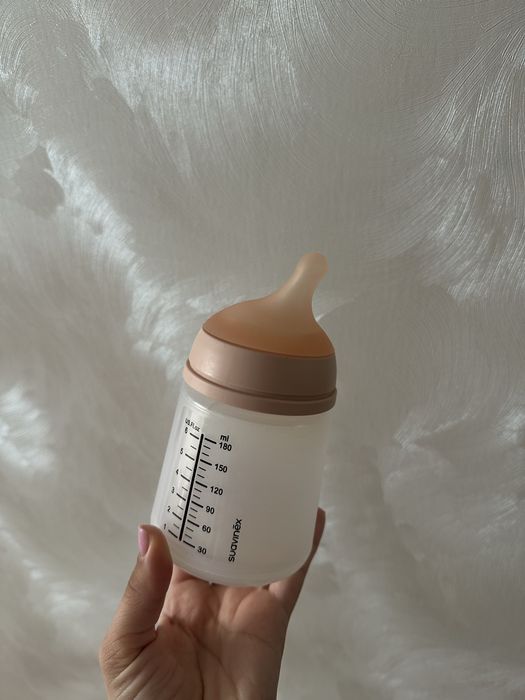 Бутилочка антиколікова ZERO.ZERO 180 ml, соска адаптивний поток