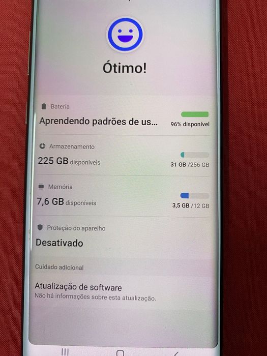 Telemóvel Galaxy Note10 + 256GB TOP