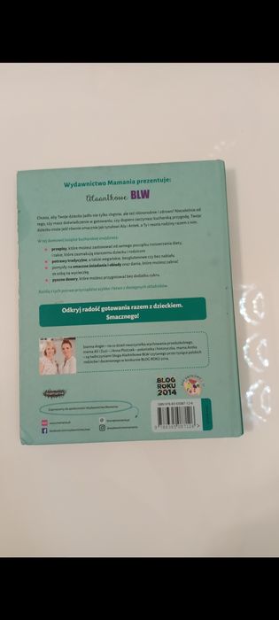 Książka alankowe BLW o rozszerzaniu diety niemowląt