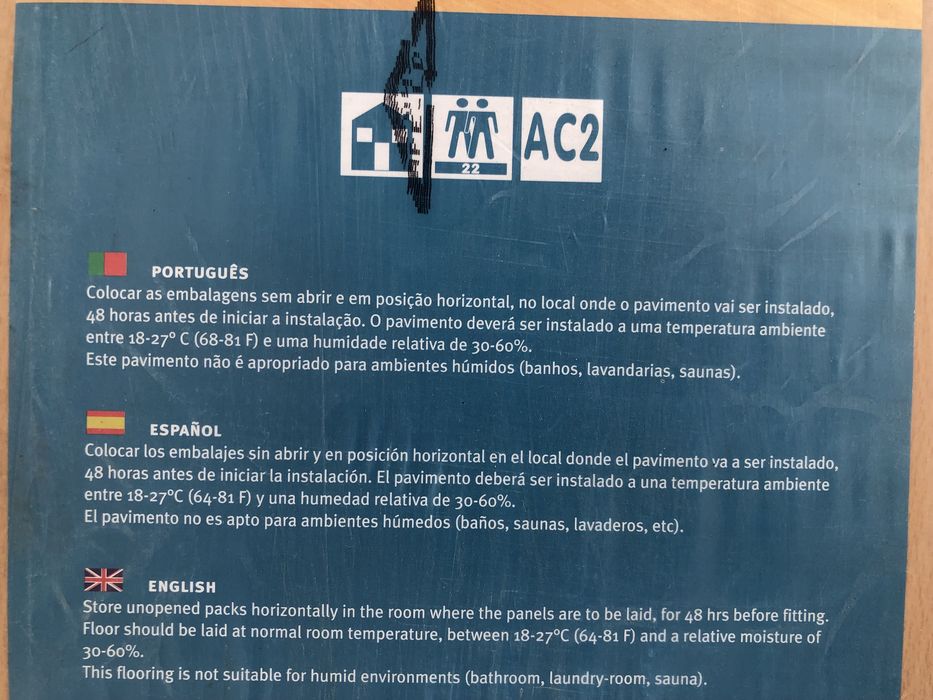 Pavimento flutuante