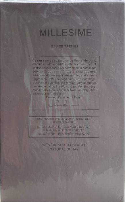 Perfume Millesime Silver Mountain Water 100ml