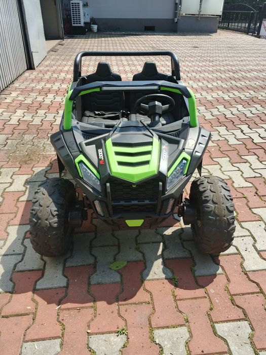 Buggy elektryczne auto  LED MP3 USB pasy UTV-2000 4x4 24V