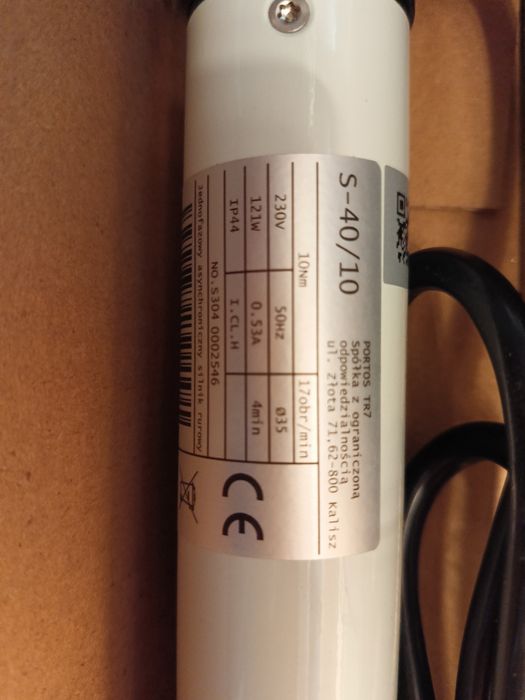 Silnik rolet antywłamaniowych