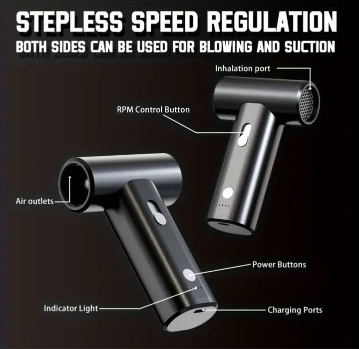 Воздуходувка фен Повітродувка повітрядувка фен міні для AirTouch