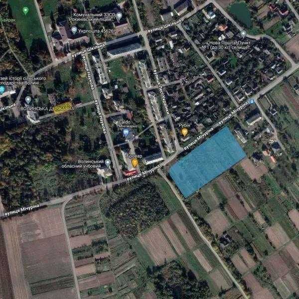 Земельна ділянка під житло-комерційну забудову 1,38 га всі комунікації