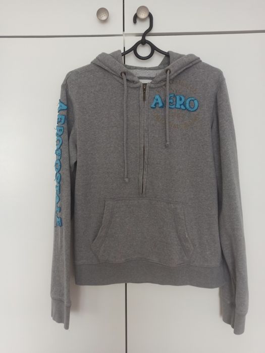 Szara bluza kangurka Aeropostale r. L