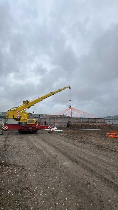 Usługi dźwigowe, usługi podnośnikiem koszowym