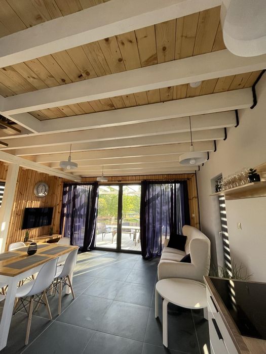 Domek letniskowy całoroczny z basenem, banią ruską i sauną - na Mazura