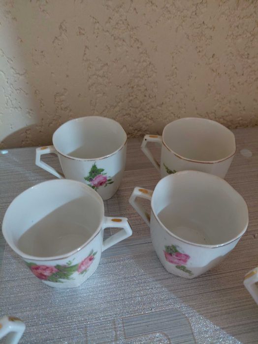 Serviço de café vintage