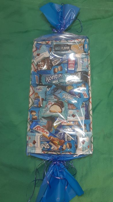 Букеты с атласной ленты