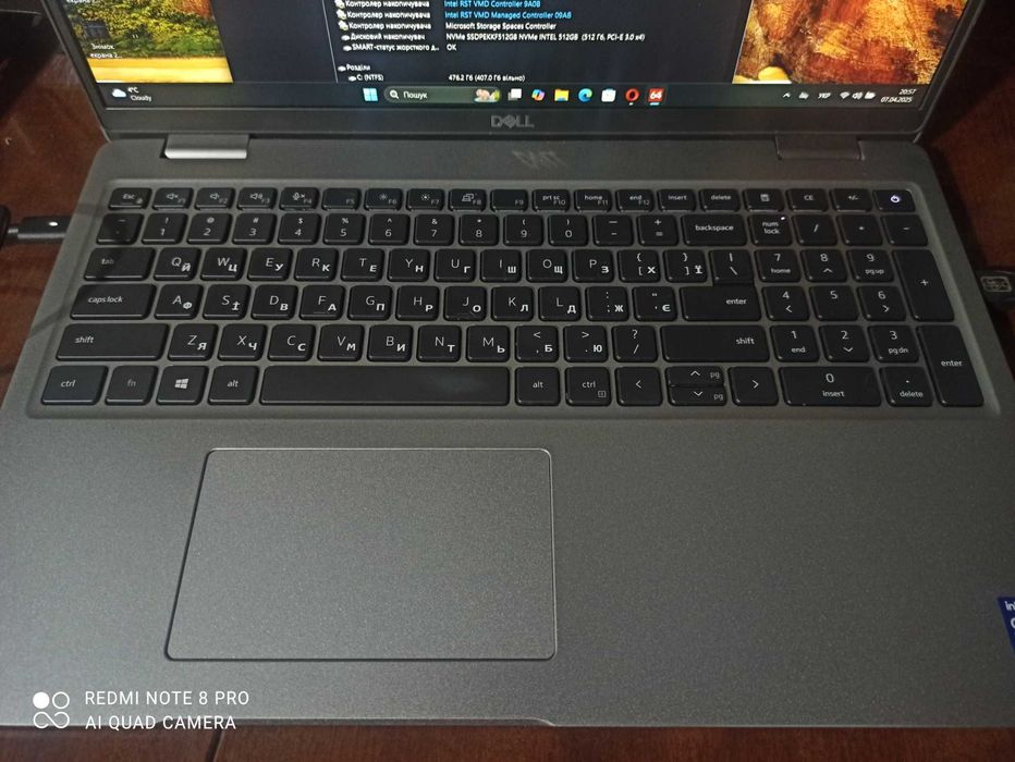 Ноутбук Dell Precision 3560 /15.6/i7-11GEN/SSD 512Gb/20Gb/IrisXe 2gb