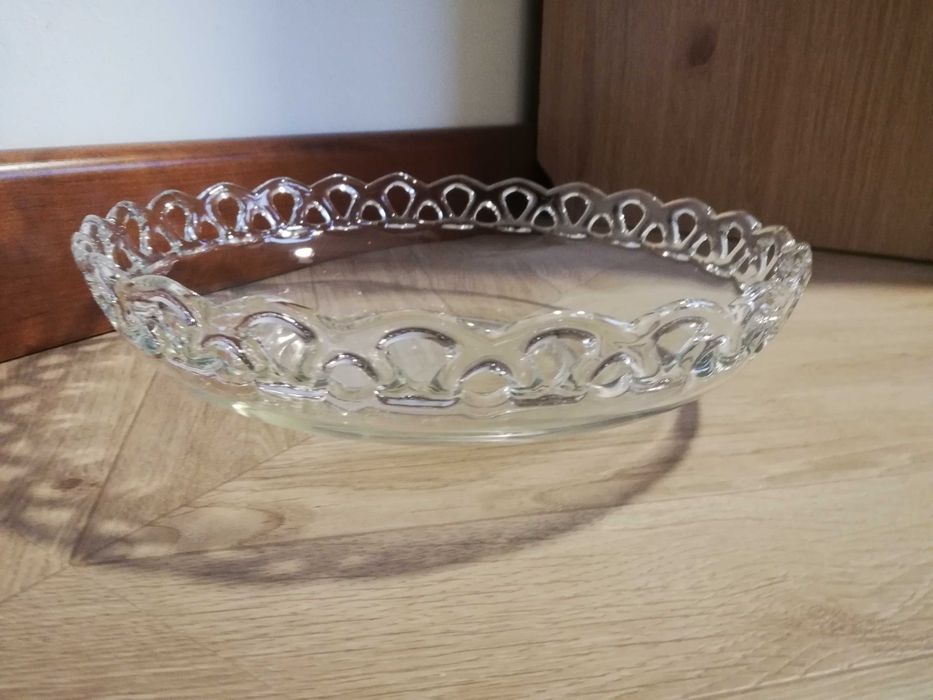 URLOP Misa szklana 27cm Schwepnitz Keuchel lata 60/70